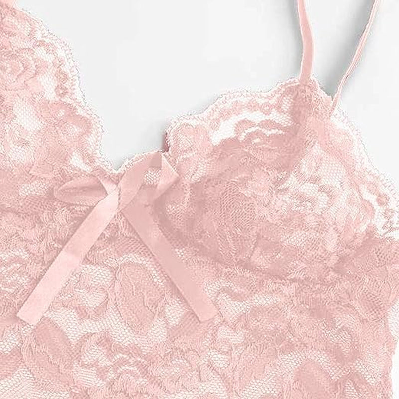 Women Babydoll Lingerie Sets plus Size Underwear Set Adult Naughty Bra Briefs 2 Piece Sexy Lace Teddy Nightwear Bedroom Erotic Outfits Female Erotic Clothing,Xs-2Xl