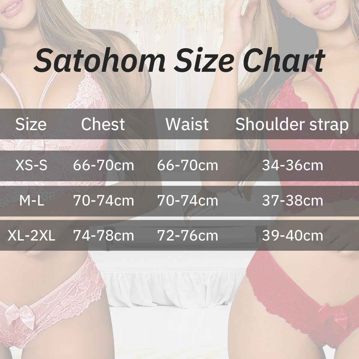 Women Babydoll Lingerie Sets plus Size Underwear Set Adult Naughty Bra Briefs 2 Piece Sexy Lace Teddy Nightwear Bedroom Erotic Outfits Female Erotic Clothing,Xs-2Xl